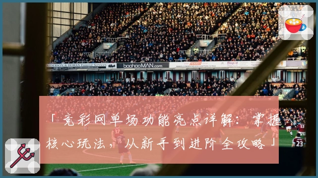 「竞彩网单场功能亮点详解：掌握核心玩法，从新手到进阶全攻略」